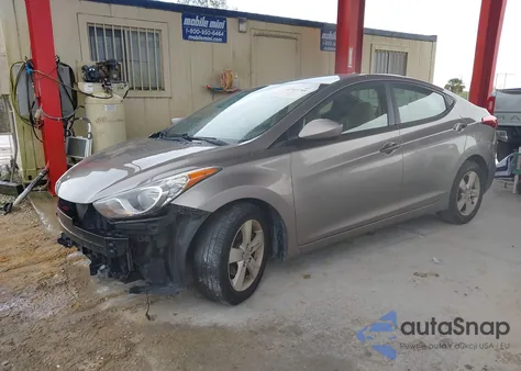 2012 Hyundai Elantra Gls из США, поврежденный, VIN 5NPDH4AE7CH093649